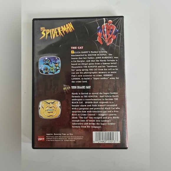 Spiderman The Cat, Plus The Black Cat - The Adventure Continues DVD - Picture 2 of 3